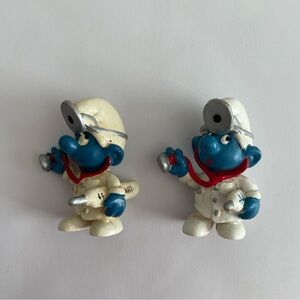 Smurf Figurines Doctor Lot of 2
